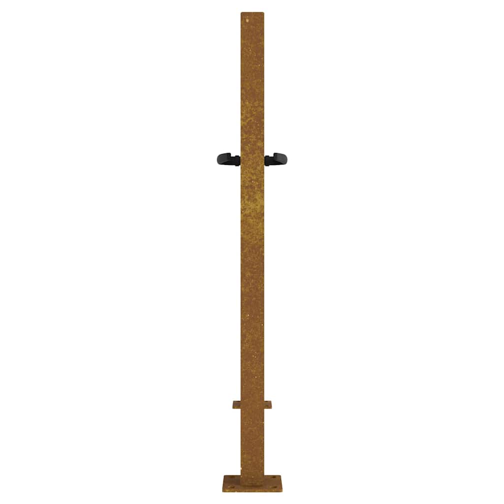 Puutarhaportti Corten-Teräs Ruohokuvio