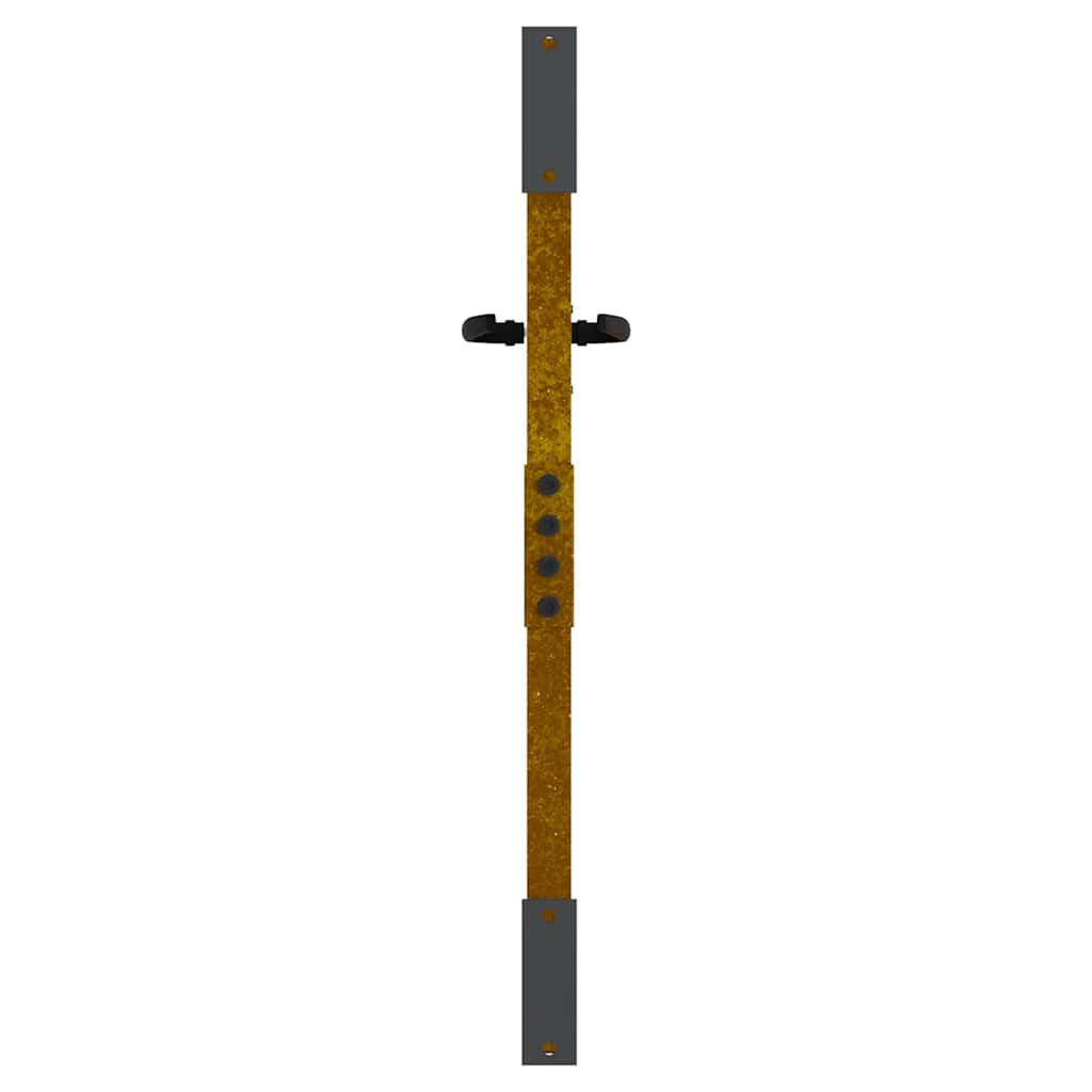 Puutarhaportti 85X75 Cm Corten-Teräs Bambukuvio