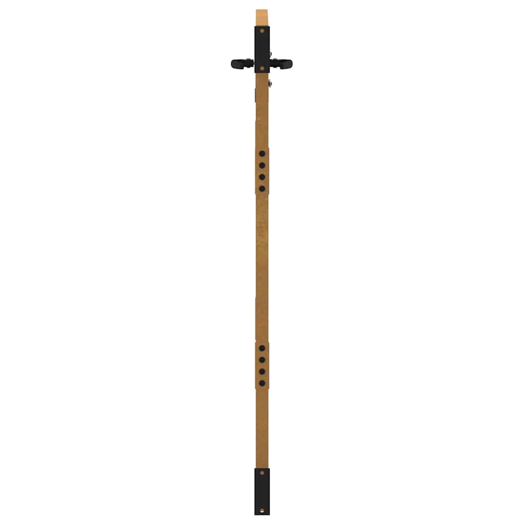 Puutarhaportti 85X125 Cm Corten-Teräs Bambukuvio