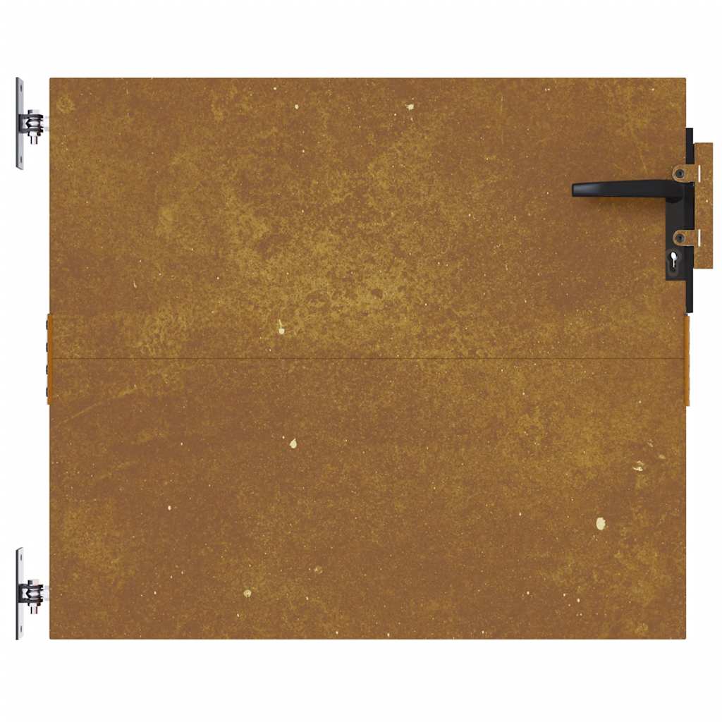 Puutarhaportti 85X75 Cm Corten-Teräs
