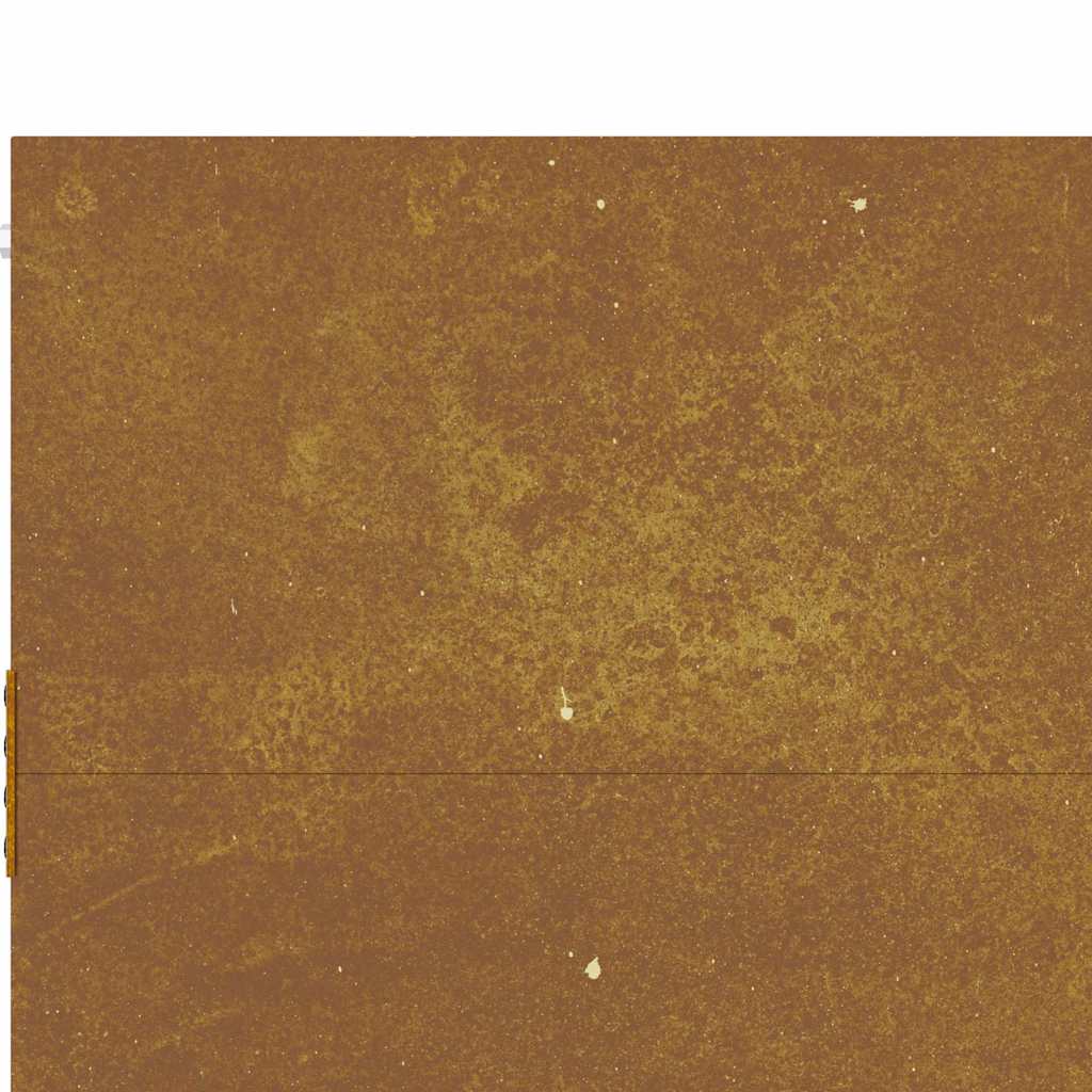 Puutarhaportti 85X75 Cm Corten-Teräs