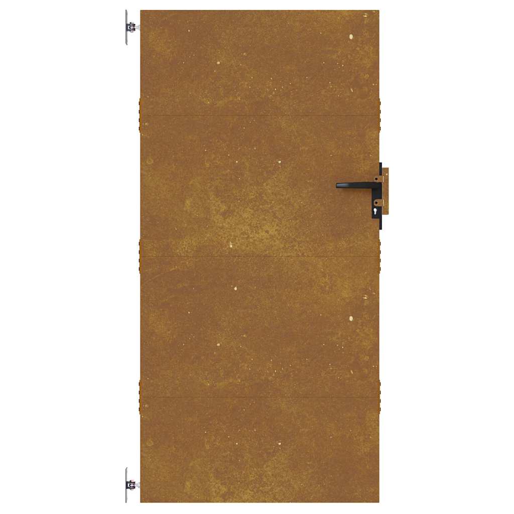Puutarhaportti 85X200 Cm Corten-Teräs