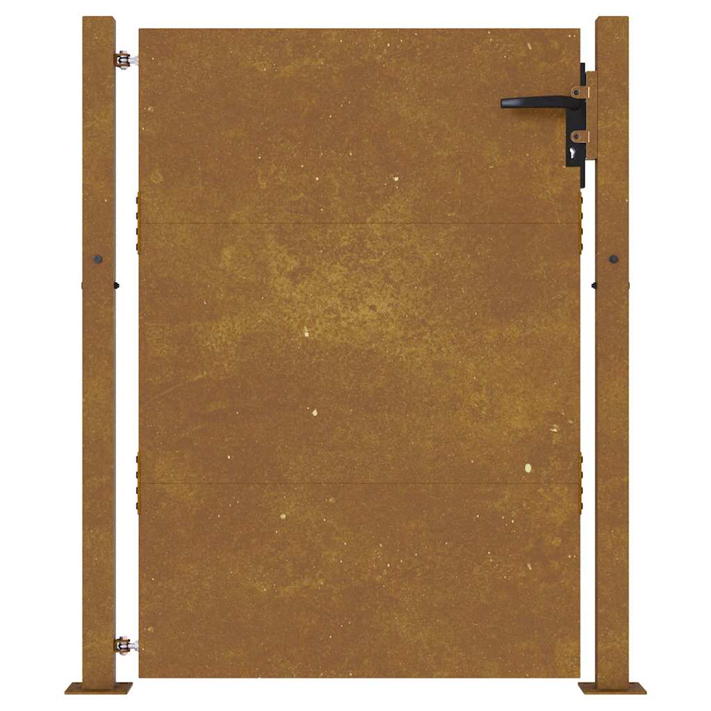 Puutarhaportti 100X125 Cm Corten-Teräs