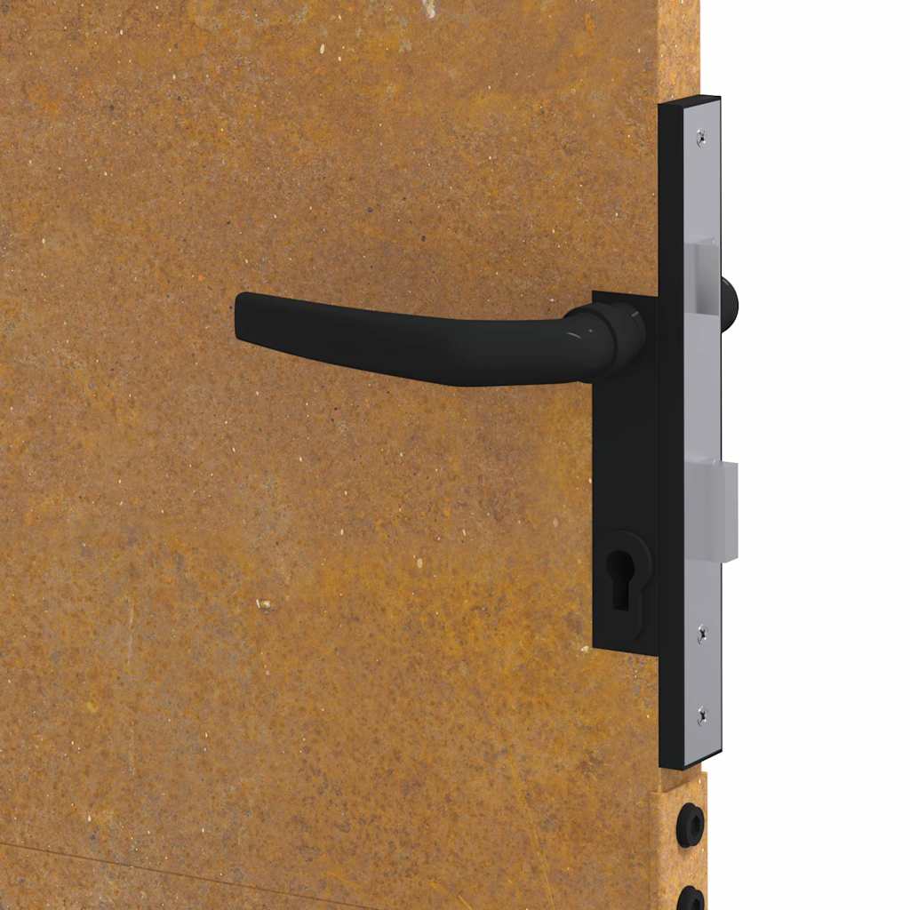 Puutarhaportti 100X125 Cm Corten-Teräs