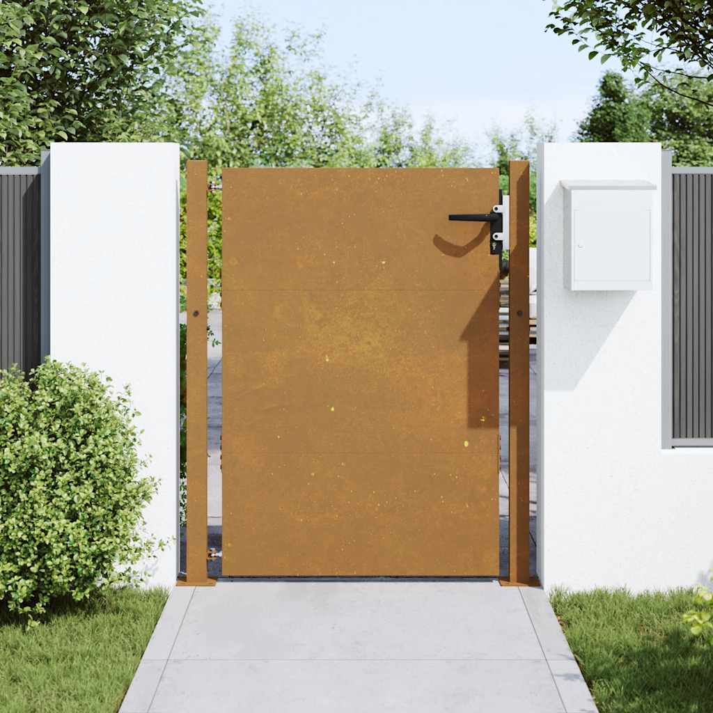 Puutarhaportti 100X150 Cm Corten-Teräs