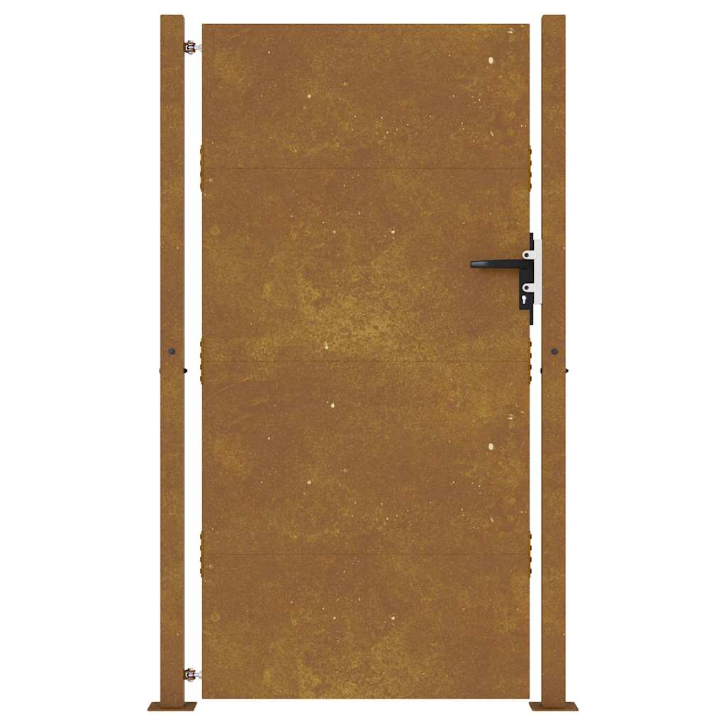 Puutarhaportti 100X175 Cm Corten-Teräs
