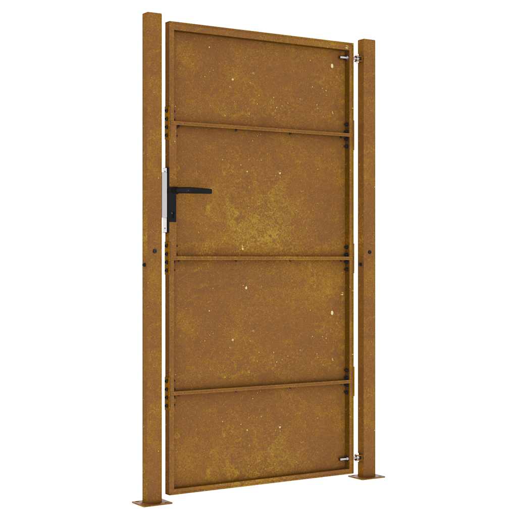 Puutarhaportti 100X200 Cm Corten-Teräs