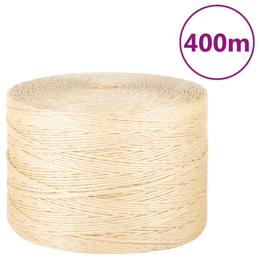 Köysi 100% Sisal 3 Mm 400 M