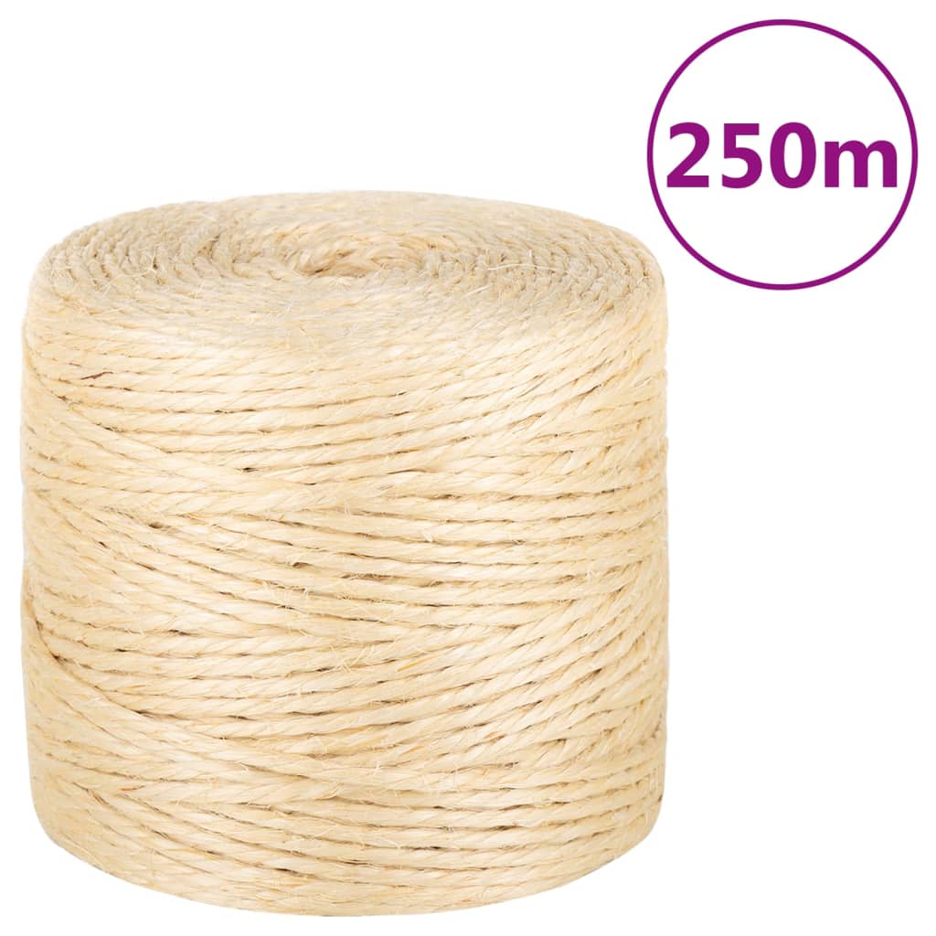 Köysi 100% Sisal 4 Mm 250 M