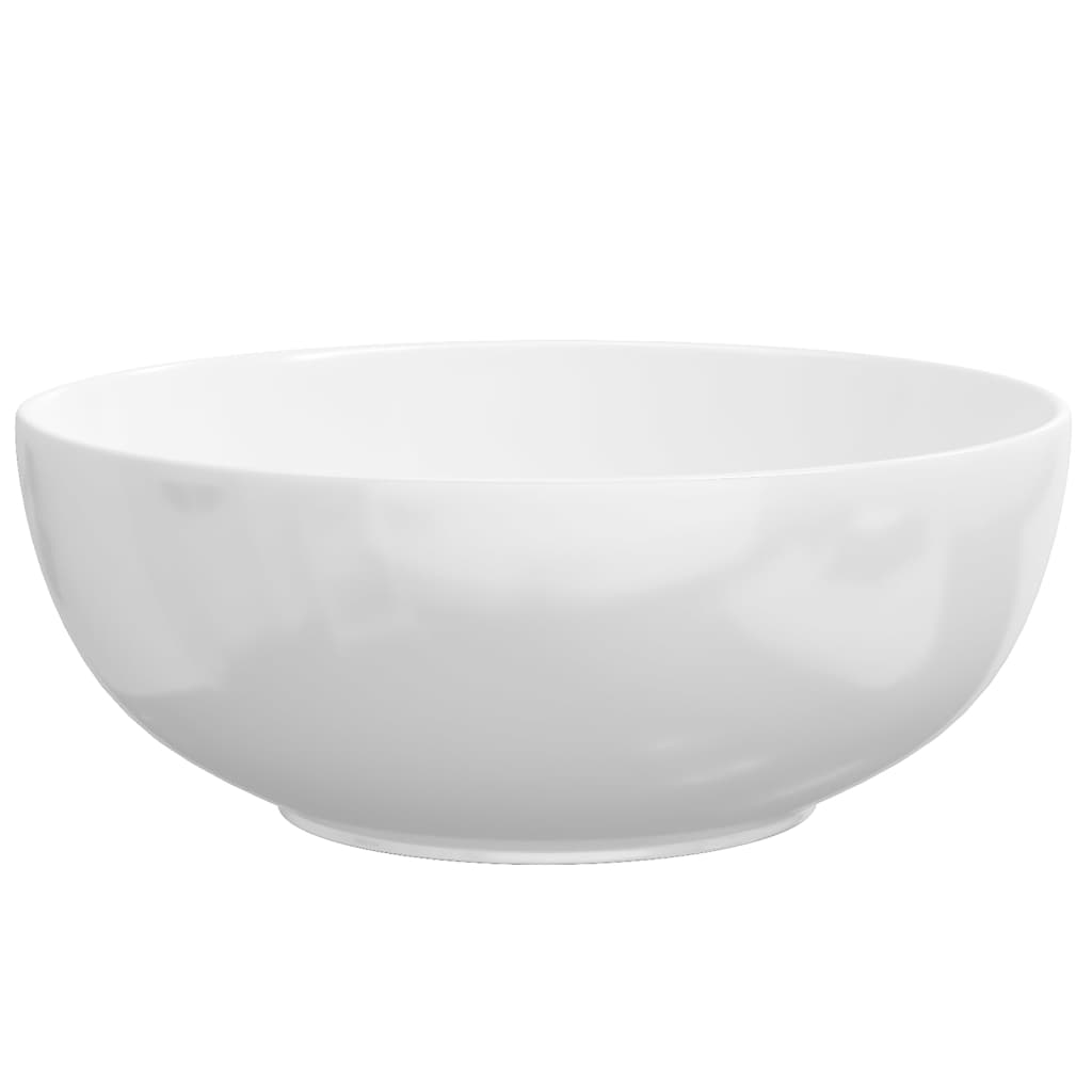 Pesuallas Valkoinen 44X17 Cm Keraaminen Pyöreä