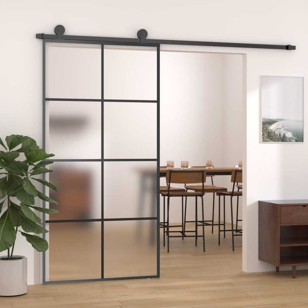 Liukuovi Asennustarvikkeilla 102,5X205 Cm Esg Lasi Ja Alumiini