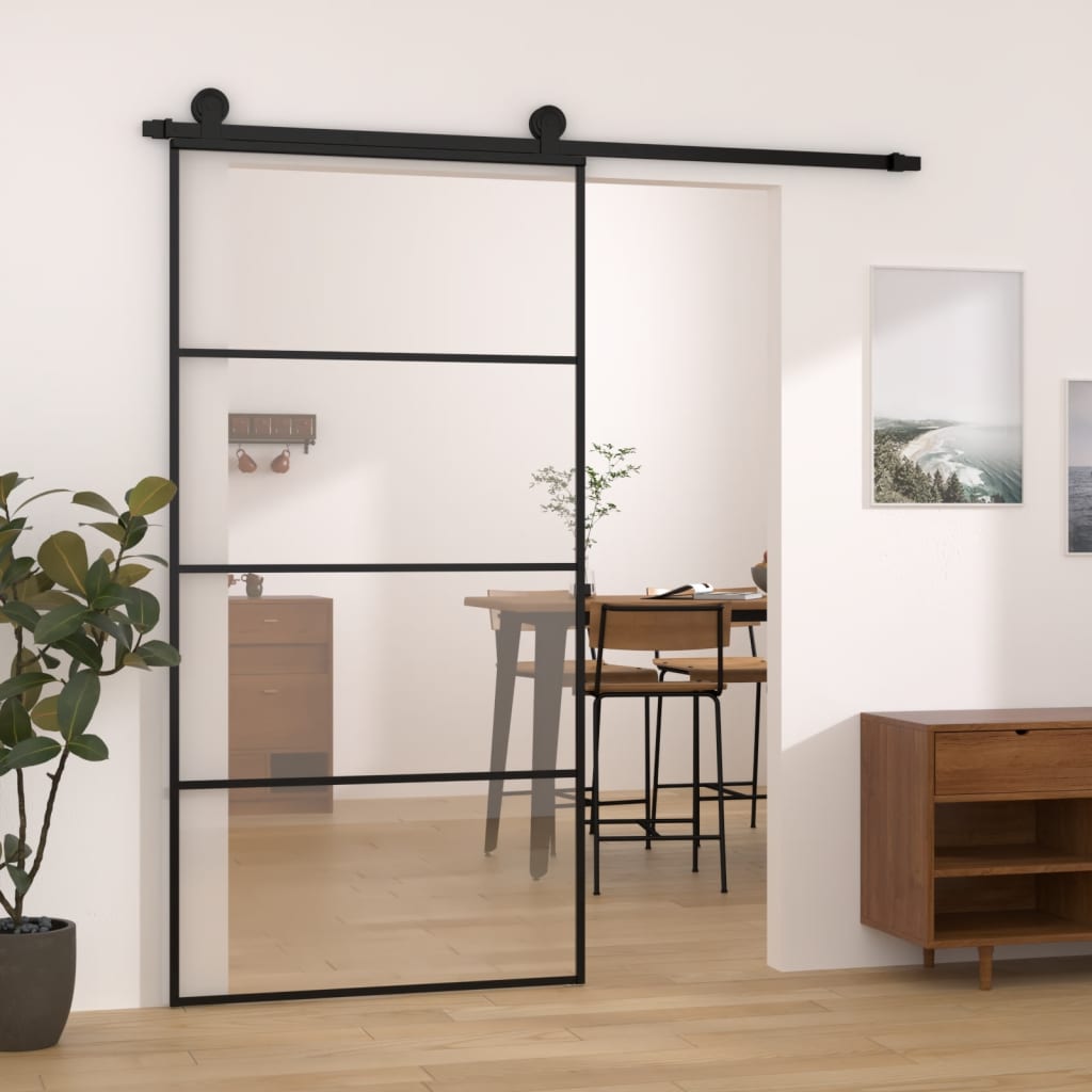 Liukuovi Asennustarvikkeilla 102,5X205 Cm Esg Lasi Ja Alumiini