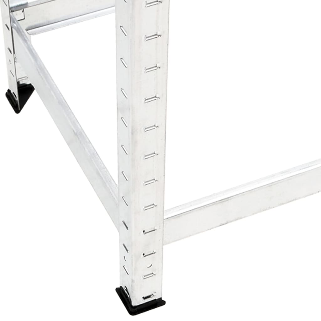 2-Tasoinen Rengasteline 3 Kpl Hopea 110X40X110 Cm Teräs