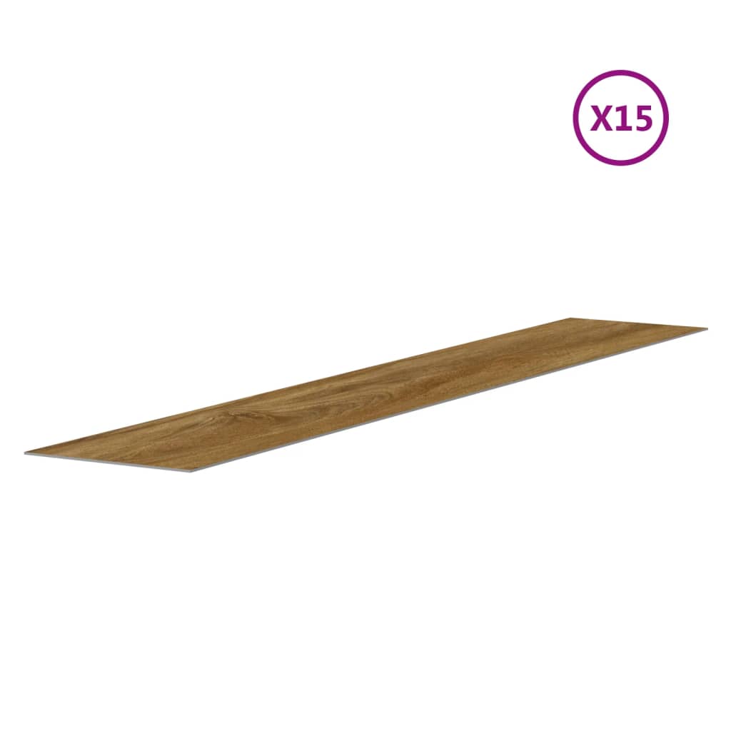 Seinäpaneelit Puutyyli Ruskea Pvc 2,06 M²