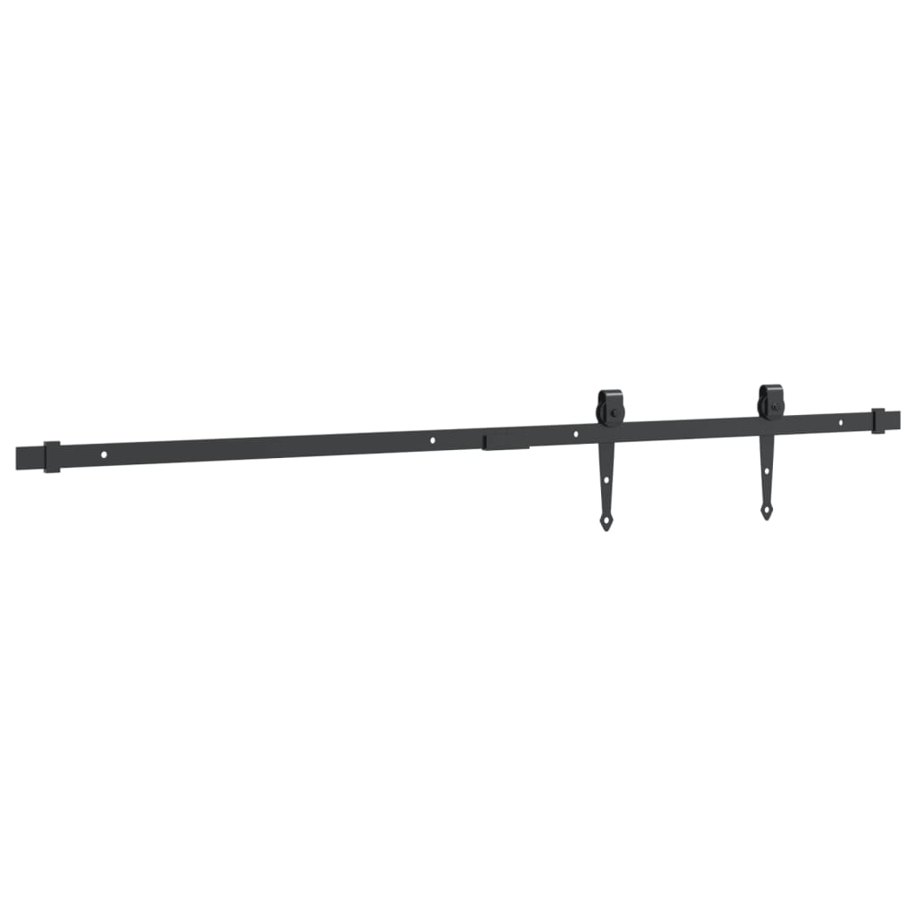 Mini Liukuovisarja Kaappiin Musta 122 Cm Hiiliteräs