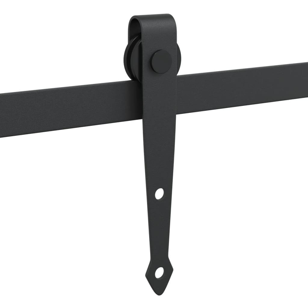 Mini Liukuovisarja Kaappiin Musta 122 Cm Hiiliteräs