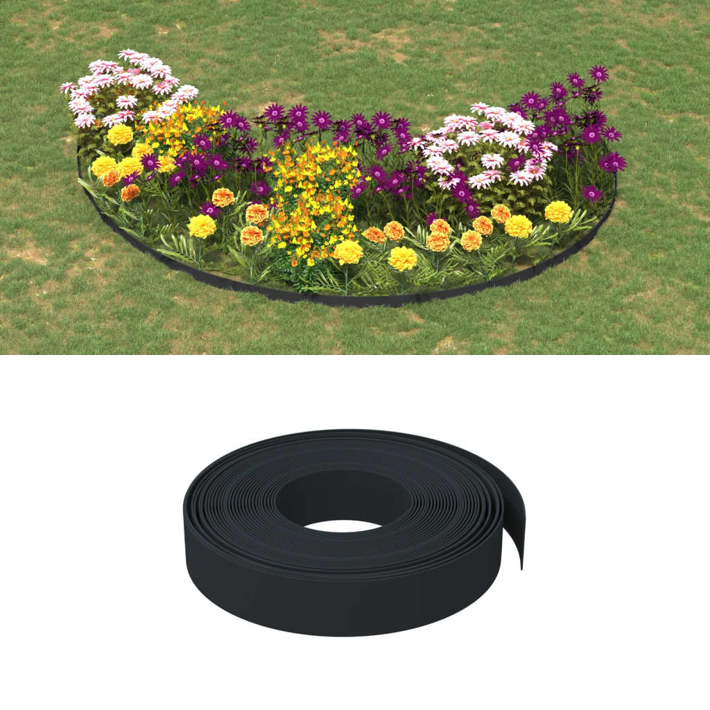 Puutarhareunus 4 Kpl 10 M 15 Cm Polyeteeni