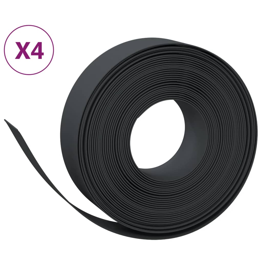 Puutarhareunus 4 Kpl 10 M 15 Cm Polyeteeni