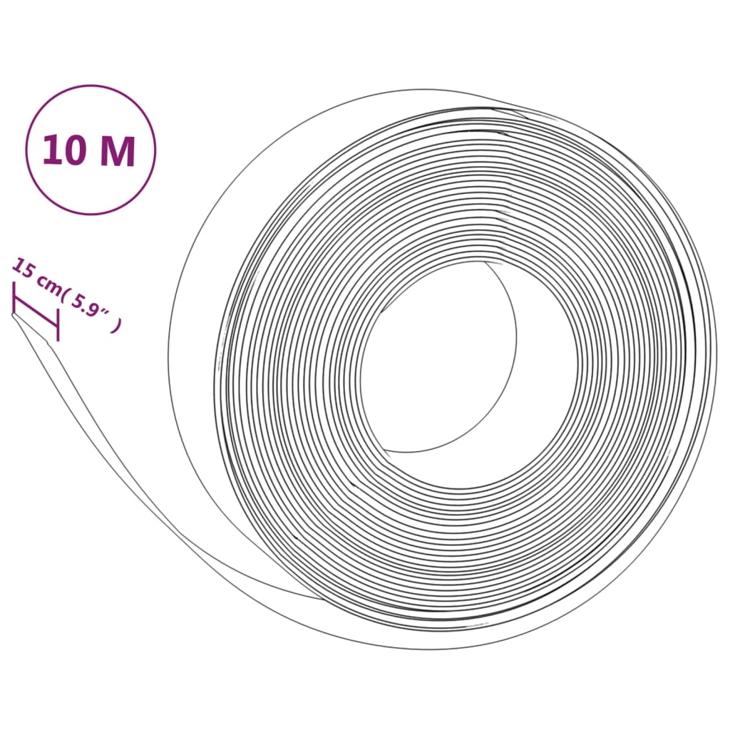 Puutarhareunus 4 Kpl 10 M 15 Cm Polyeteeni