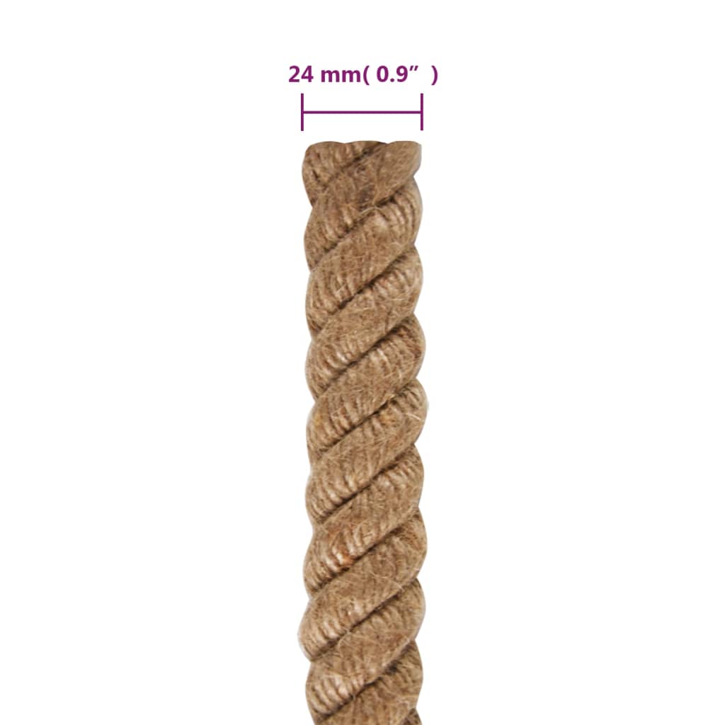 Juuttiköysi 25 M Pitkä 24 Mm Paksu