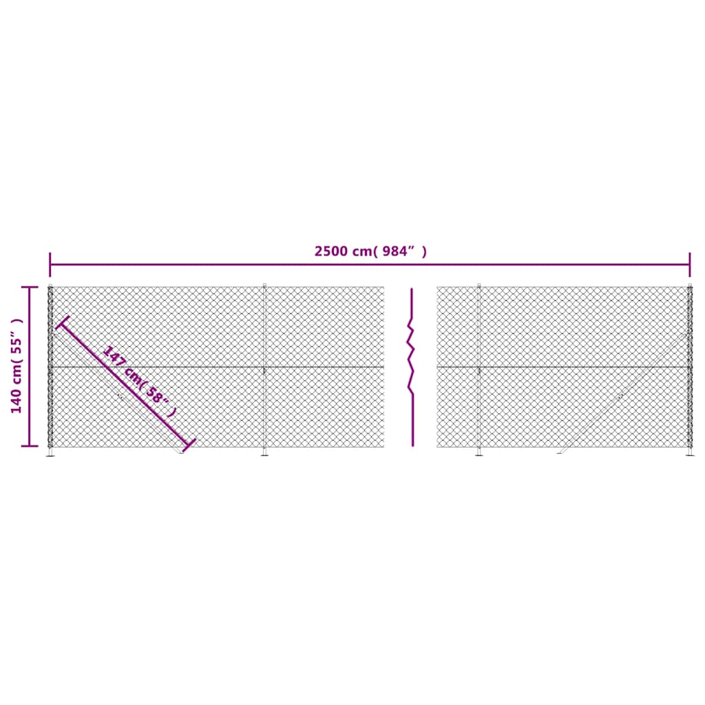 Verkkoaita Laipalla Vihreä 1,4X25 M