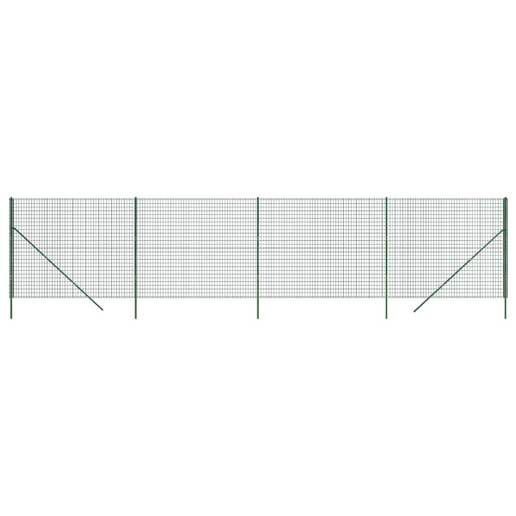 Verkkoaita Vihreä 2X10 M Galvanoitu Teräs