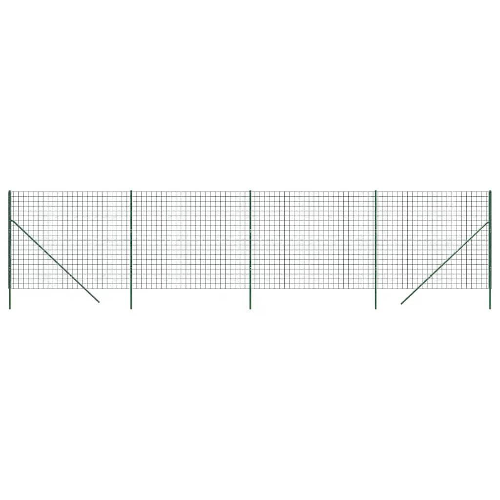 Verkkoaita Vihreä 2X10 M Galvanoitu Teräs