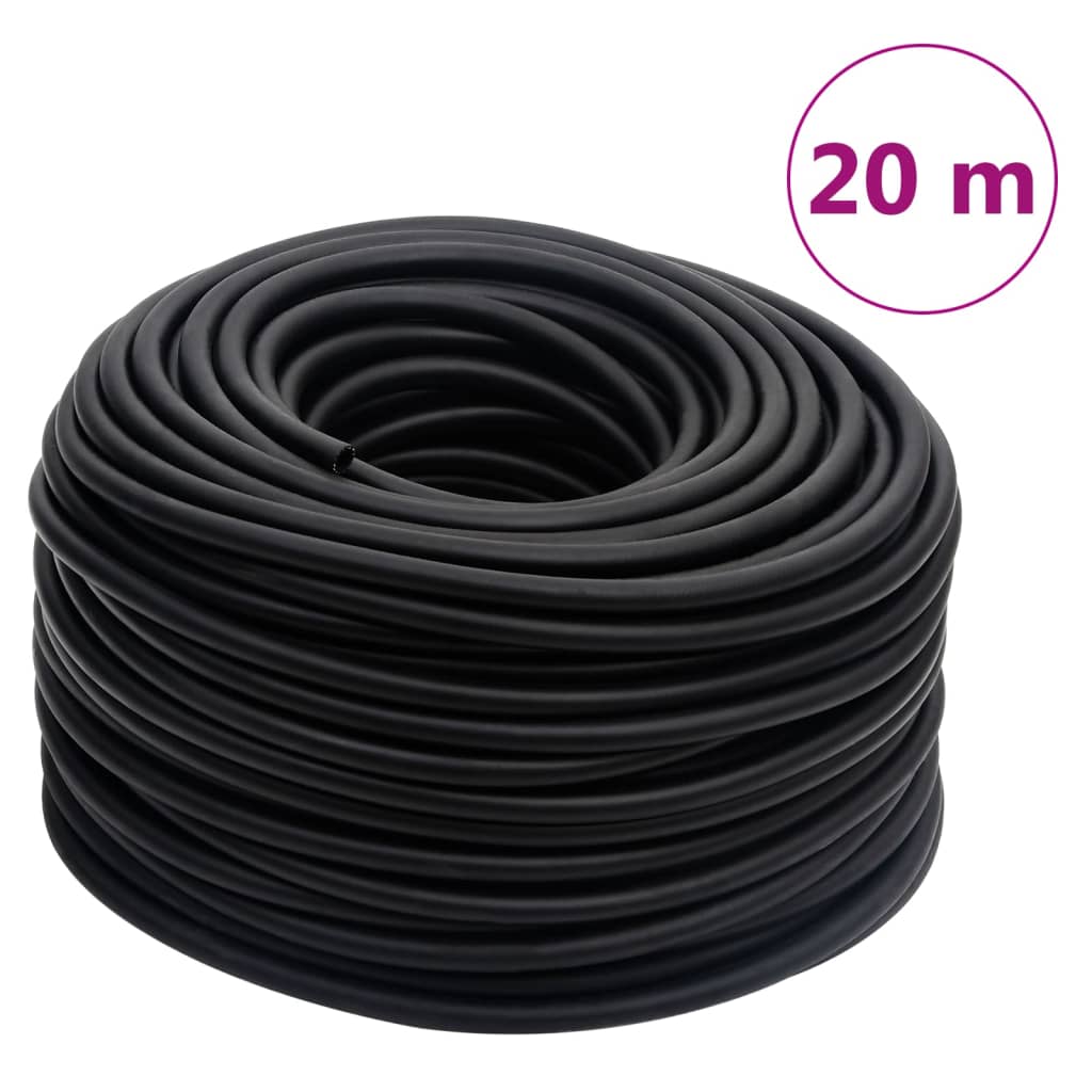 Paineilmaletku Musta 0,6" 20 M Kumi Ja Pvc