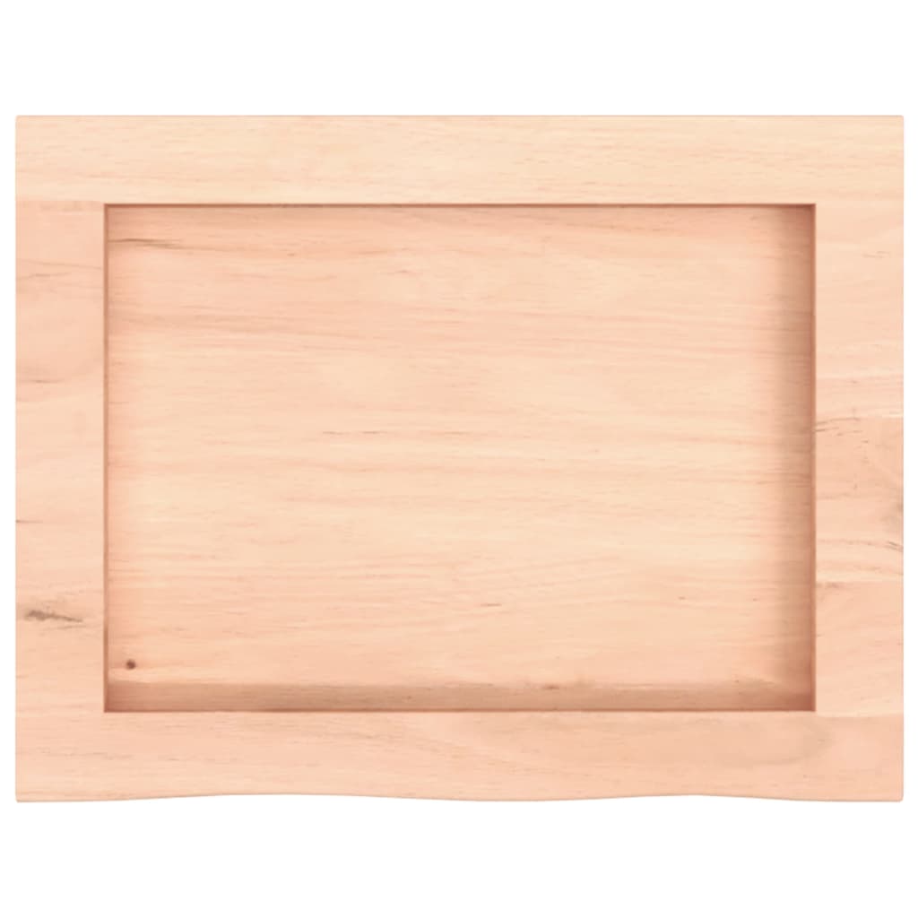 Kylpyhuoneen Työtaso 40X30X(2-4) Cm Käsittelemätön Täysi Puu