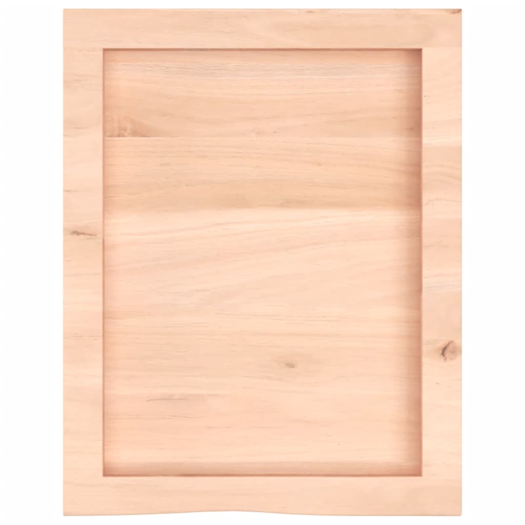 Kylpyhuoneen Työtaso 40X50X(2-4) Cm Käsittelemätön Täysi Puu