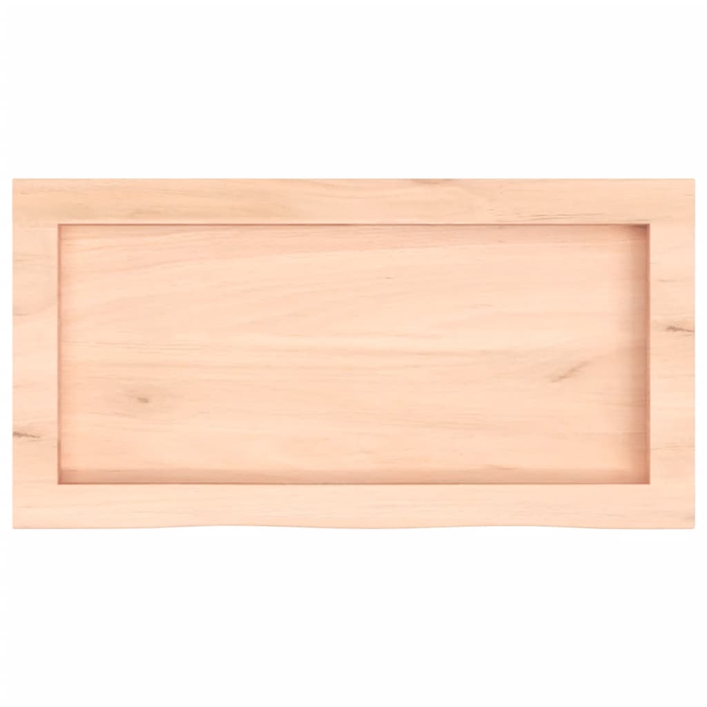 Kylpyhuoneen Työtaso 60X30X(2-4) Cm Käsittelemätön Täysi Puu