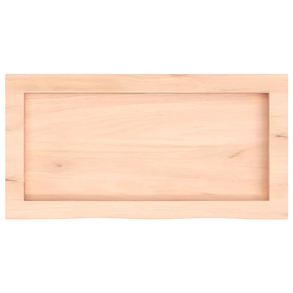 Kylpyhuoneen Työtaso 60X30X(2-6) Cm Käsittelemätön Täysi Puu