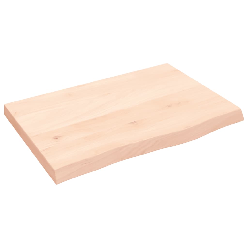 Kylpyhuoneen Työtaso 60X40X(2-4) Cm Käsittelemätön Täysi Puu