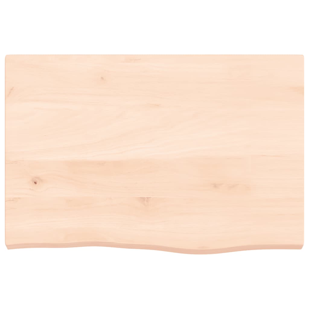 Kylpyhuoneen Työtaso 60X40X(2-4) Cm Käsittelemätön Täysi Puu