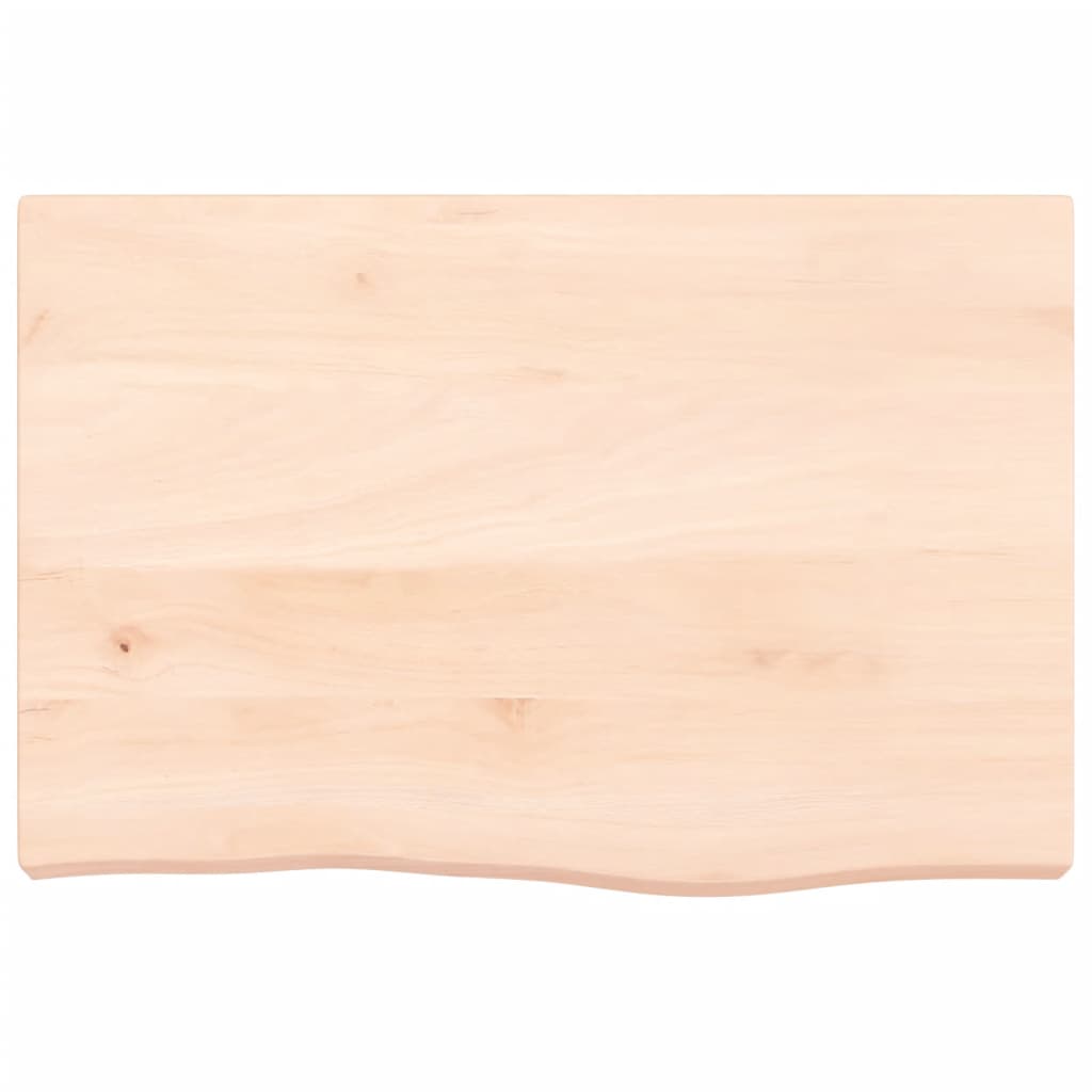 Kylpyhuoneen Työtaso 60X40X(2-6) Cm Käsittelemätön Täysi Puu