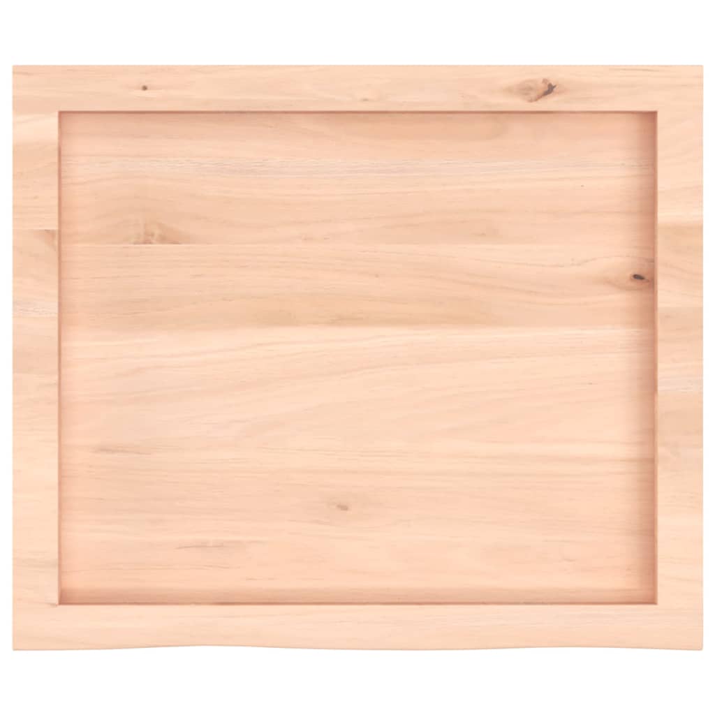 Kylpyhuoneen Työtaso 60X50X(2-4) Cm Käsittelemätön Täysi Puu