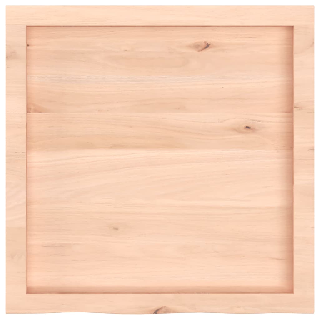 Kylpyhuoneen Työtaso 60X60X(2-6) Cm Käsittelemätön Täysi Puu