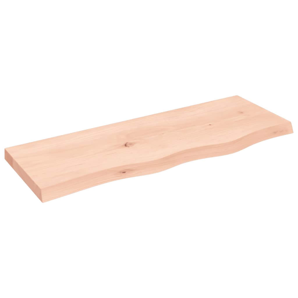 Kylpyhuoneen Työtaso 80X30X(2-4) Cm Käsittelemätön Täysi Puu