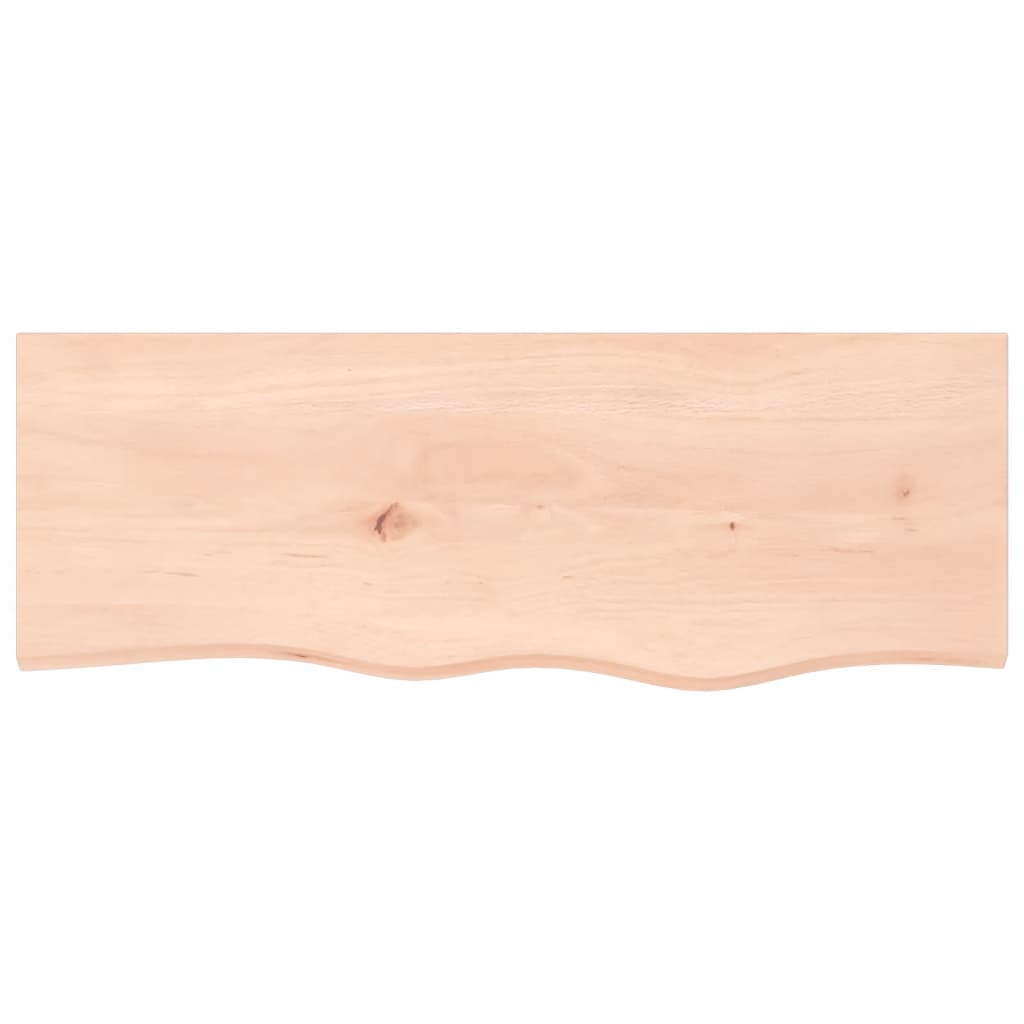 Kylpyhuoneen Työtaso 80X30X(2-4) Cm Käsittelemätön Täysi Puu