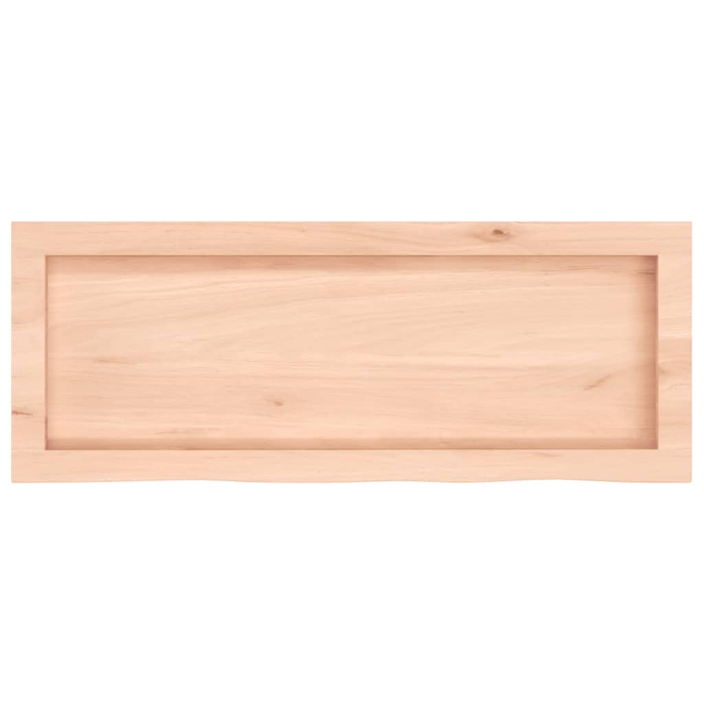 Kylpyhuoneen Työtaso 80X30X(2-4) Cm Käsittelemätön Täysi Puu