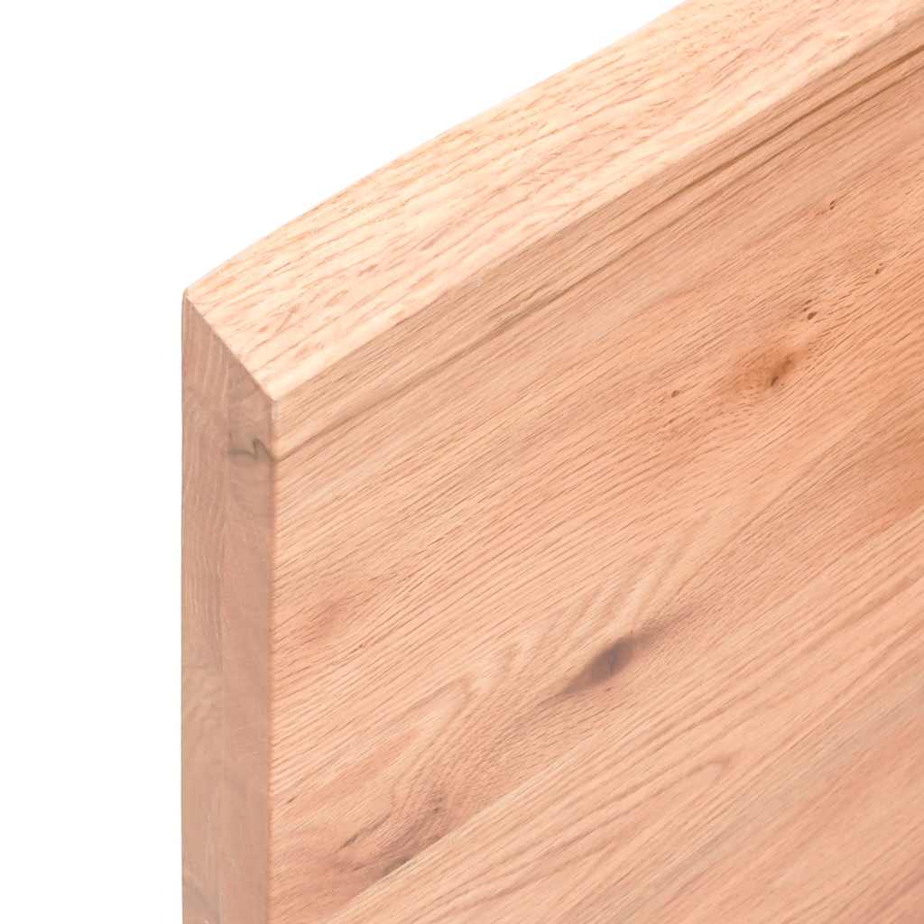 Kylpyhuoneen Työtaso V.ruskea 160X40X(2-4)Cm Käsitelty Täyspuu