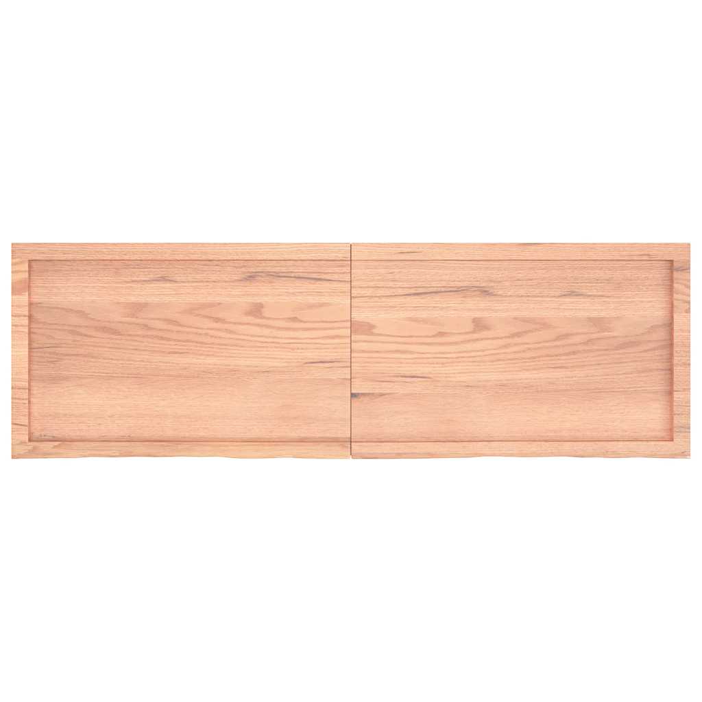 Kylpyhuoneen Työtaso V.ruskea 160X50X(2-4)Cm Käsitelty Täyspuu
