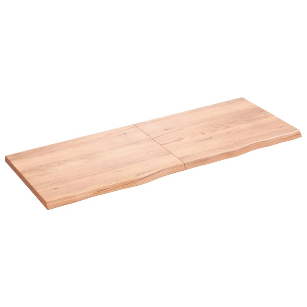 Kylpyhuoneen Työtaso V.ruskea 160X60X(2-4)Cm Käsitelty Täyspuu