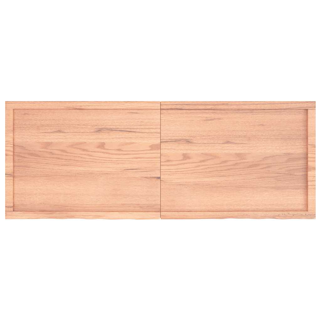 Kylpyhuoneen Työtaso V.ruskea 160X60X(2-4)Cm Käsitelty Täyspuu