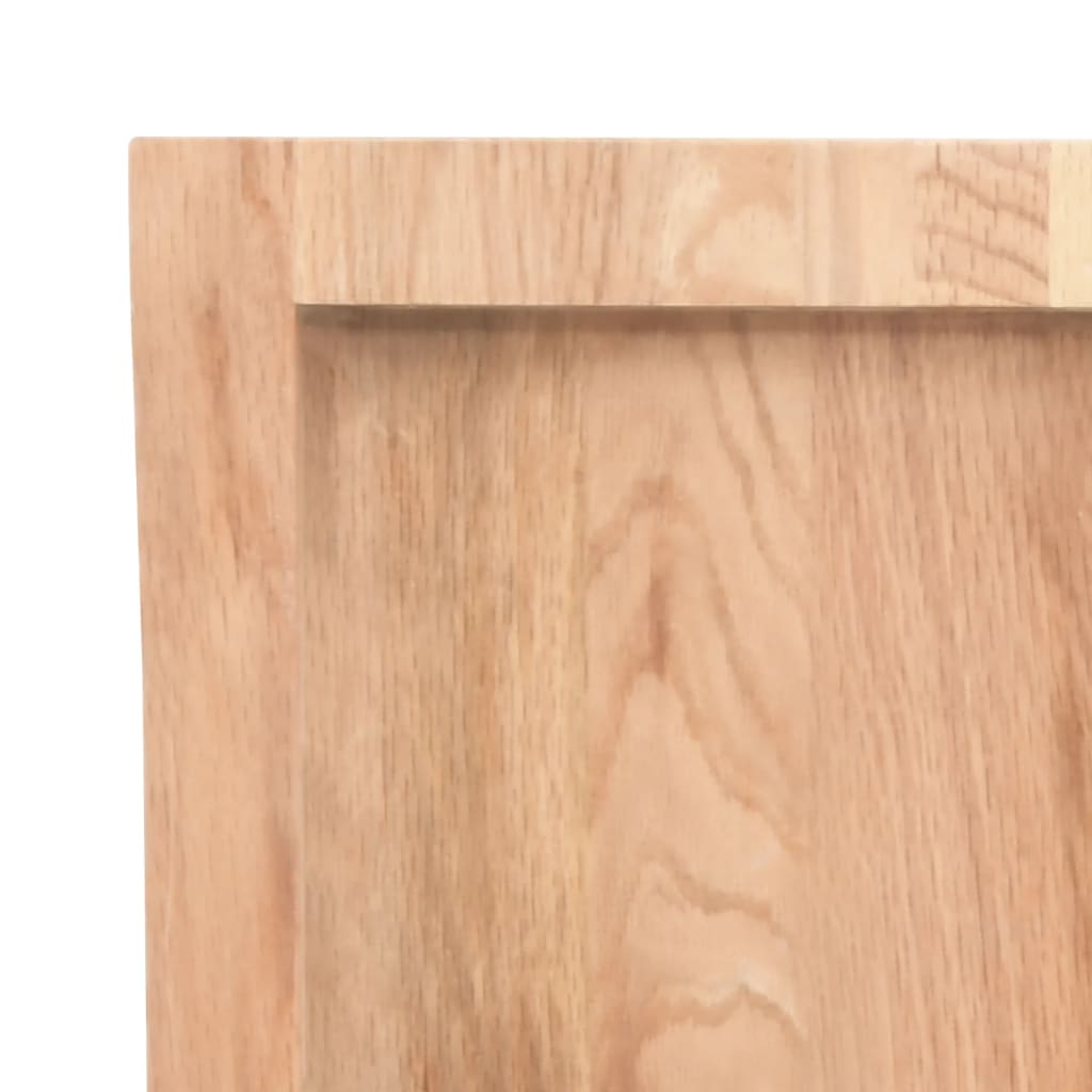 Kylpyhuoneen Työtaso V.ruskea 180X50X(2-6)Cm Käsitelty Täyspuu