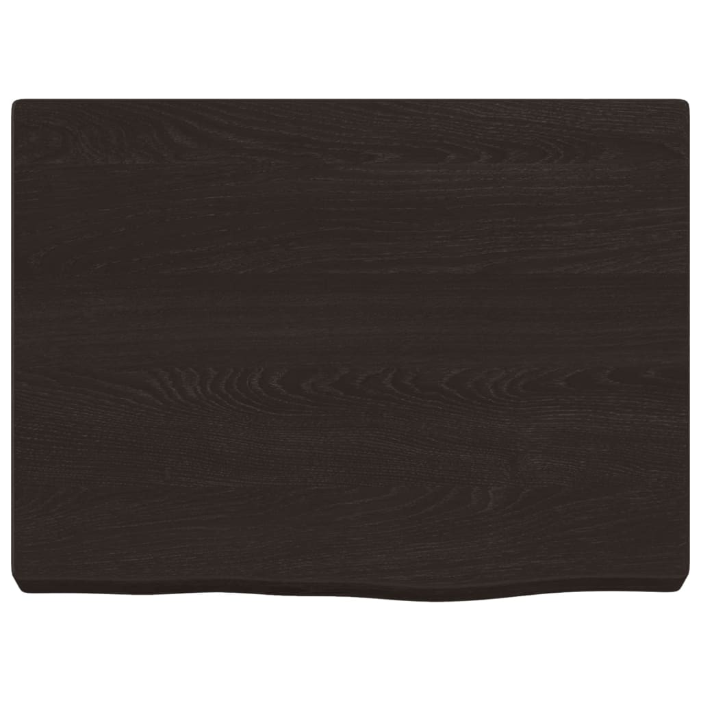 Kylpyhuoneen Työtaso T.ruskea 40X30X(2-4)Cm Käsitelty Täyspuu