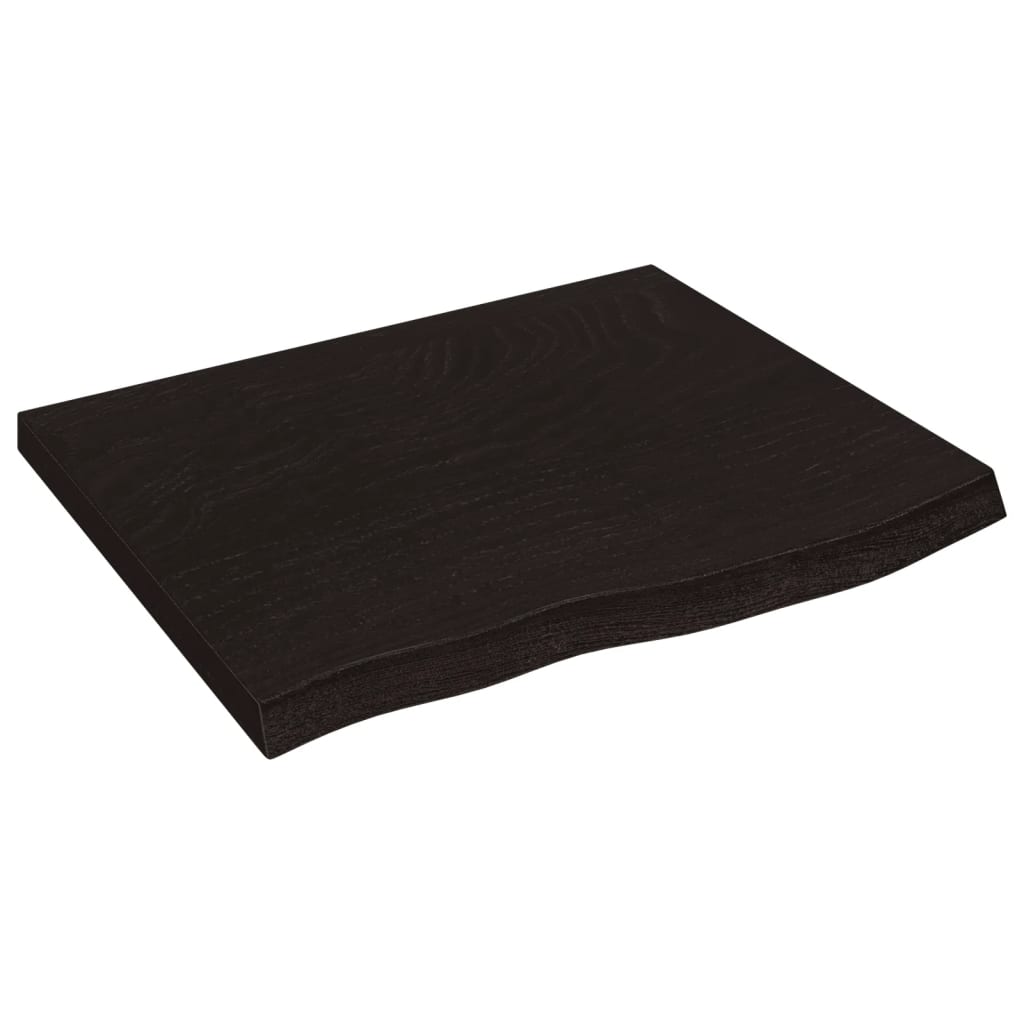Kylpyhuoneen Työtaso T.ruskea 60X60X(2-4)Cm Käsitelty Täyspuu