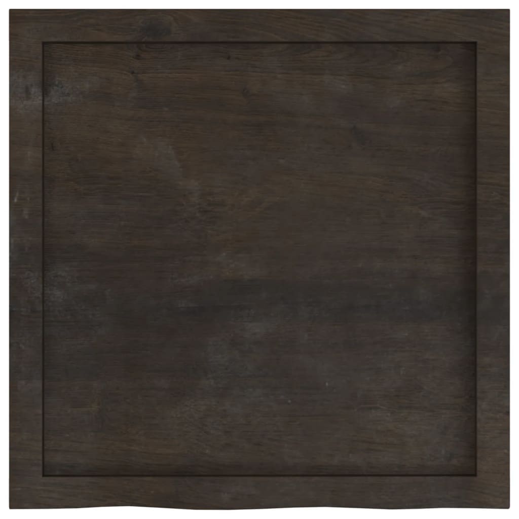 Kylpyhuoneen Työtaso T.ruskea 60X60X(2-4)Cm Käsitelty Täyspuu