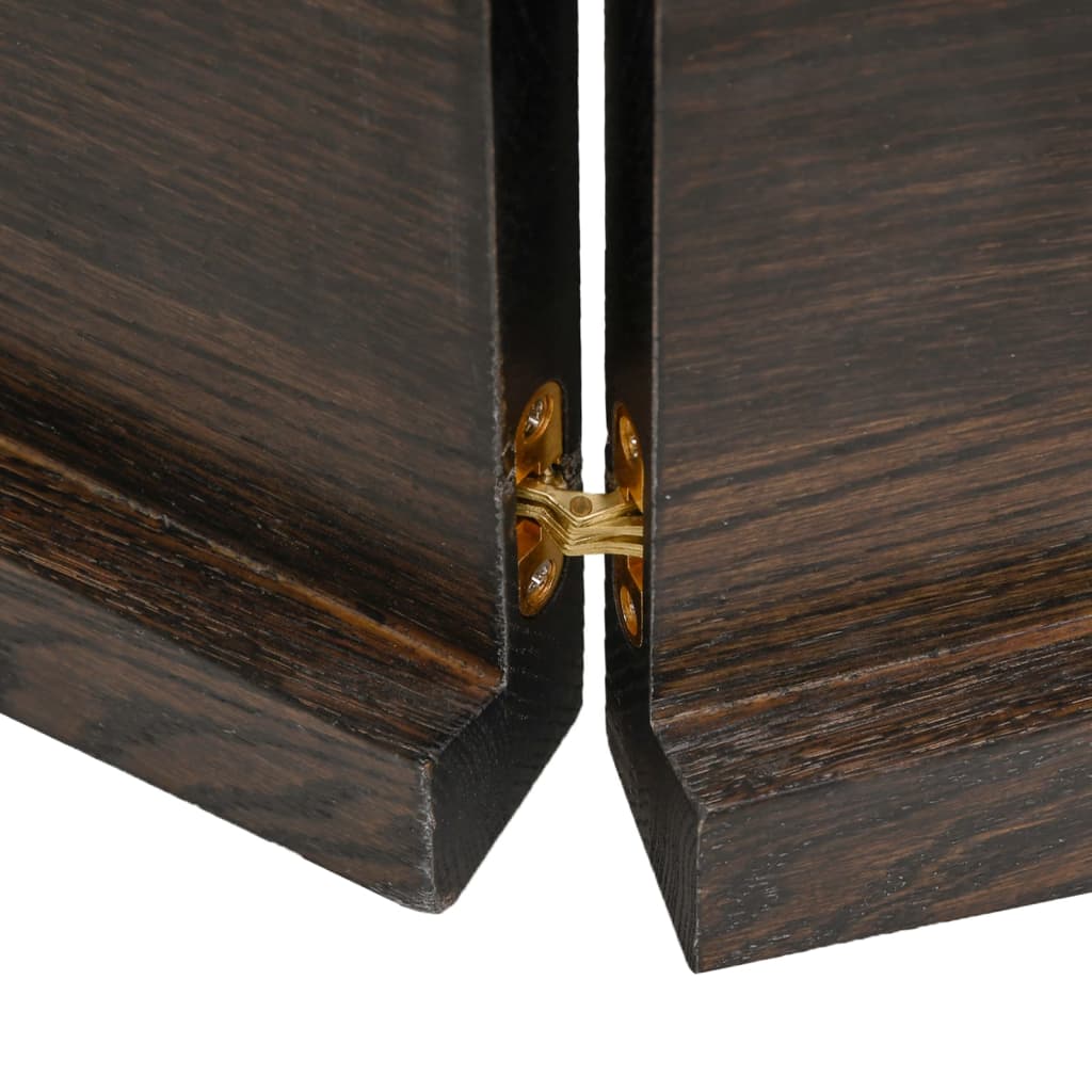 Kylpyhuoneen Työtaso T.ruskea 140X50X(2-4)Cm Käsitelty Täyspuu