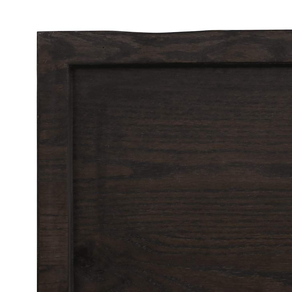 Kylpyhuoneen Työtaso T.ruskea 140X60X(2-4)Cm Käsitelty Täyspuu